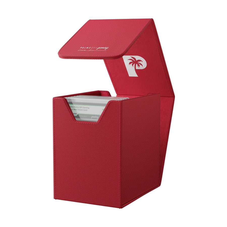 Collector's Series Graded Card Storage Case - Small - Red