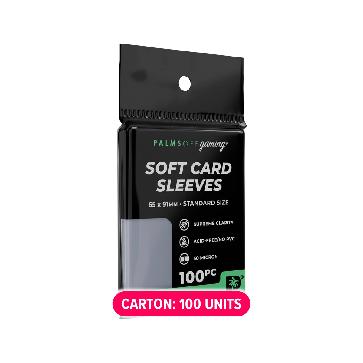 Case of Soft Card Sleeves - Standard Size - 100 units