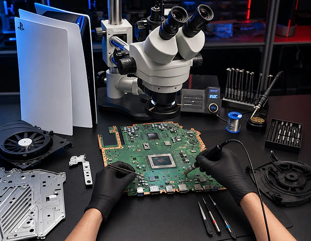 Console cleaning and servicing