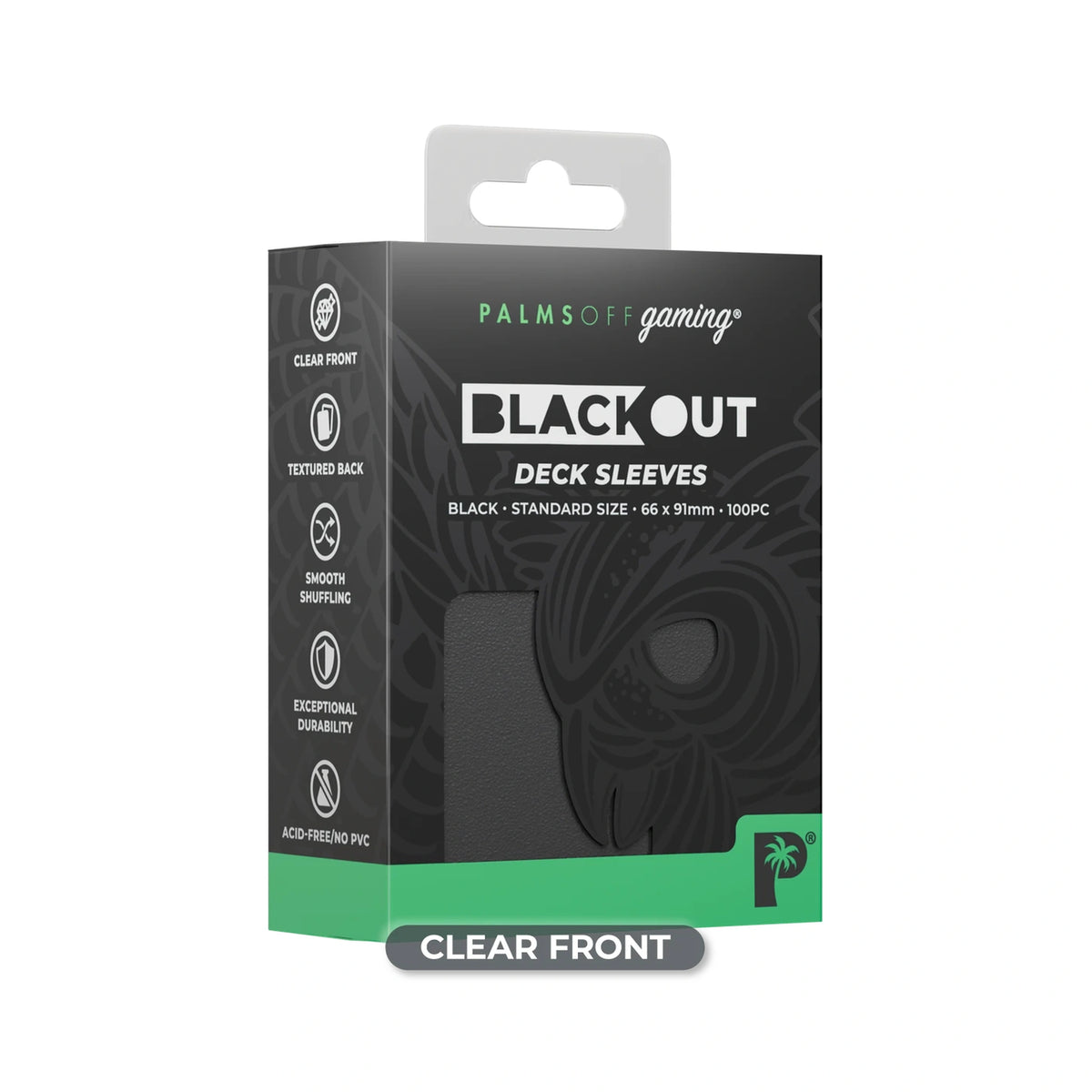 Blackout Deck Sleeves - Standard Size - Black