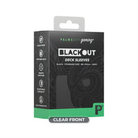 Blackout Deck Sleeves - Standard Size - Black