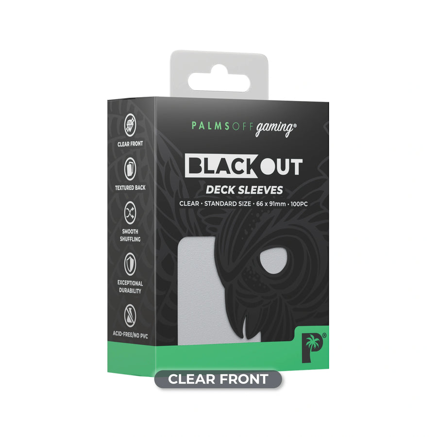 Blackout Deck Sleeves - Standard Size - Clear