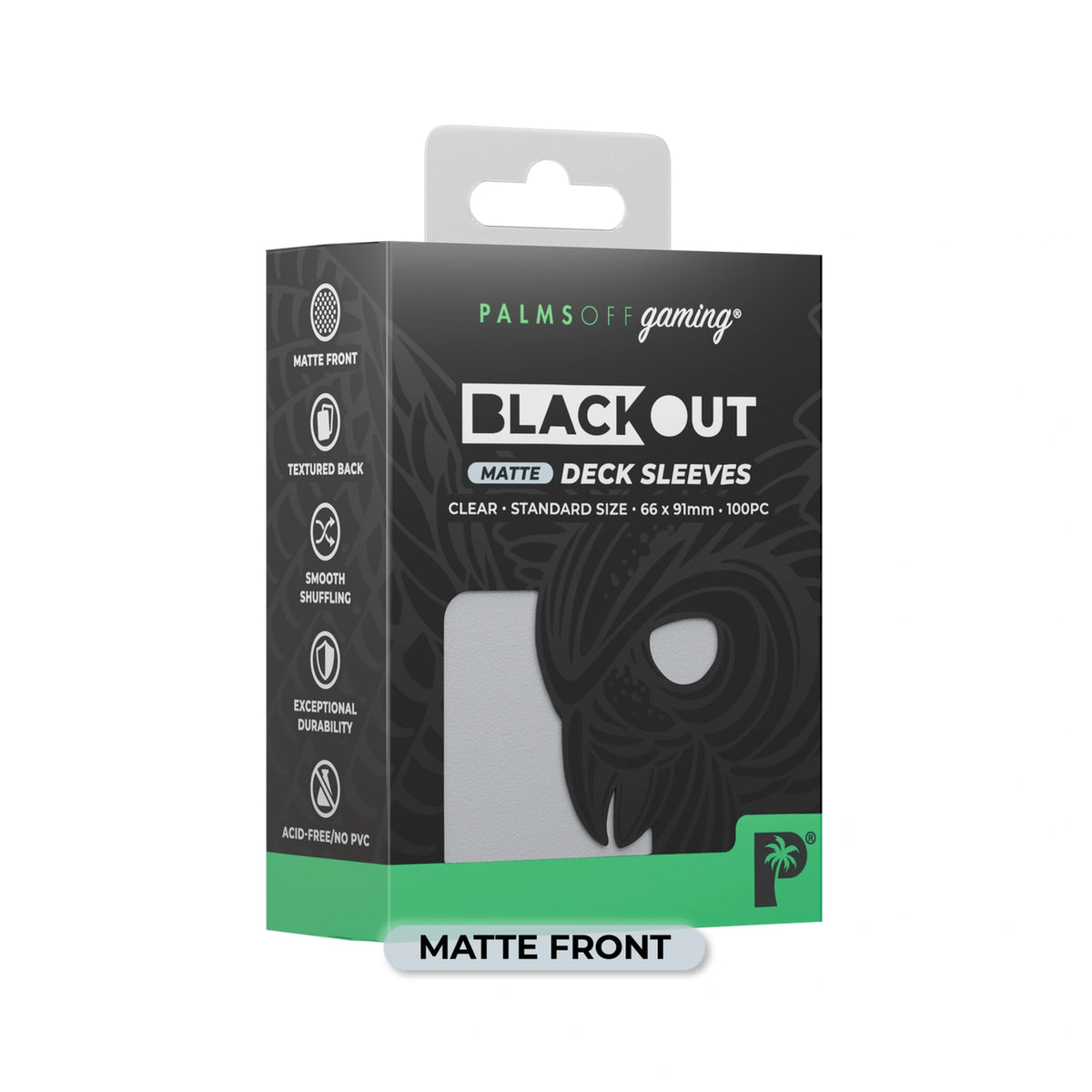 Blackout Deck Sleeves - Standard Size - Clear Matte