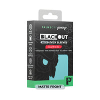Blackout Deck Sleeves - Japanese Mini Size - Turquoise - Matte