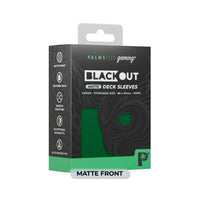 Blackout Deck Sleeves - Standard Size - Green Matte