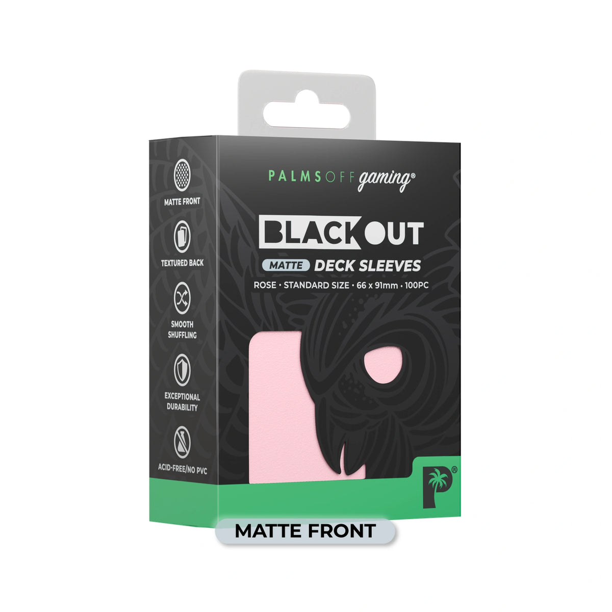 Blackout Deck Sleeves - Standard Size - Rose Matte