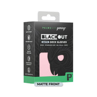Blackout Deck Sleeves - Standard Size - Rose Matte