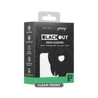 Blackout Deck Sleeves - Standard Size - White