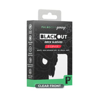 Blackout Deck Sleeves - Japanese Mini Size - White