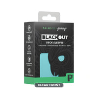 Blackout Deck Sleeves - Standard Size - Turquoise