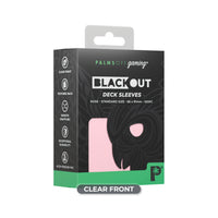 Blackout Deck Sleeves - Standard Size - Rose