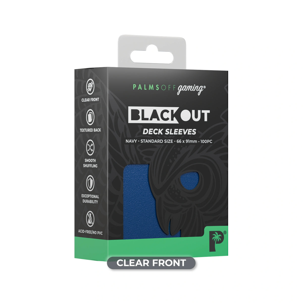 Blackout Deck Sleeves - Standard Size - Navy