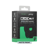 Blackout Deck Sleeves - Standard Size - Jade Matte