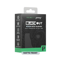 Blackout Deck Sleeves - Standard Size - Black Matte