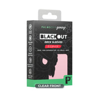 Blackout Deck Sleeves - Japanese Mini Size - Rose
