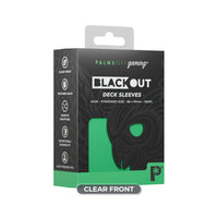 Blackout Deck Sleeves - Standard Size - Jade