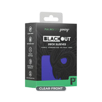 Blackout Deck Sleeves - Standard Size - Purple