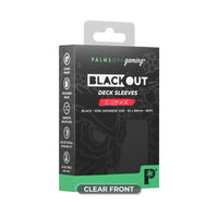 Blackout Deck Sleeves - Japanese Mini Size - Black