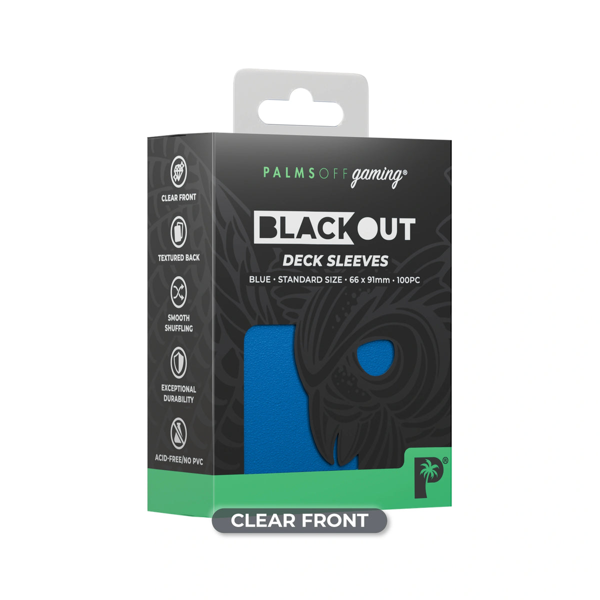 Blackout Deck Sleeves - Standard Size - Blue