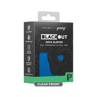 Blackout Deck Sleeves - Standard Size - Blue