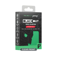 Blackout Deck Sleeves - Japanese Mini Size - Jade