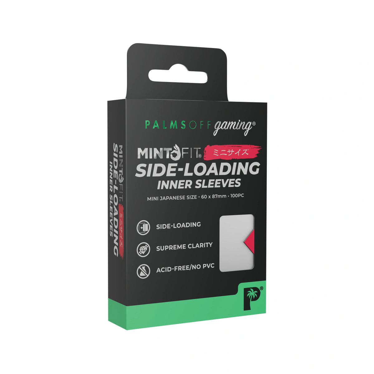 MintFit Side-Loading Inner Sleeves - Japanese Mini Size - 100pc