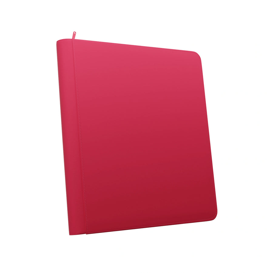 Stealth 12 Pocket Zip Binder - Red
