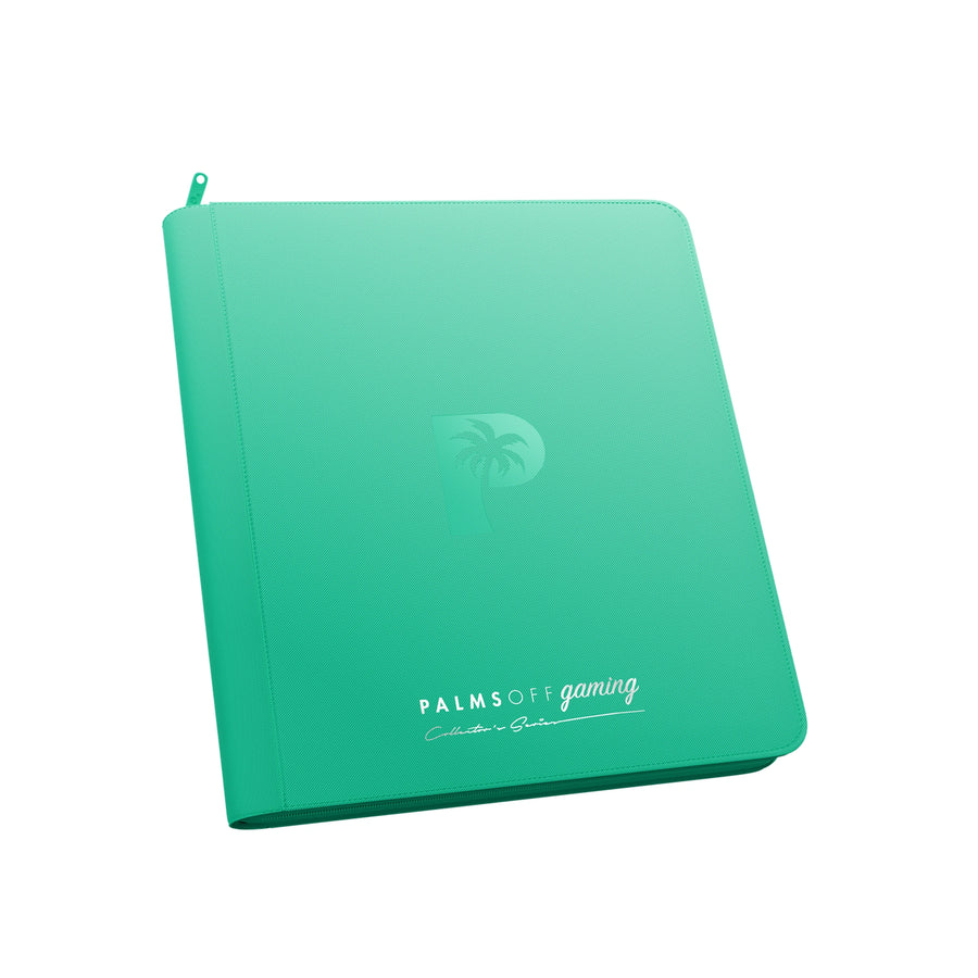 Collector's Series 12 Pocket Zip Binder - Turquoise