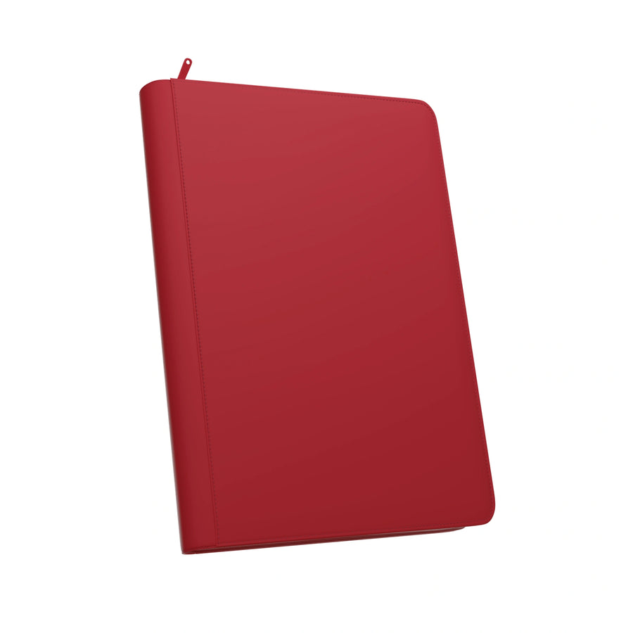 Stealth 9 Pocket Zip Binder - Red