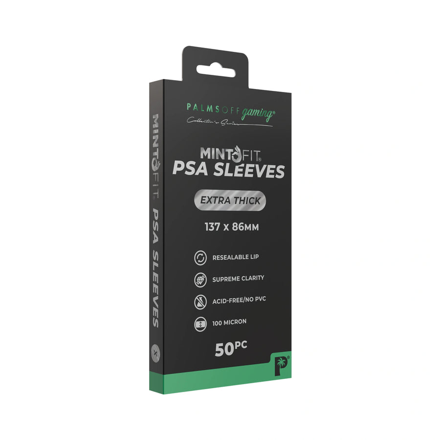 MintFit PSA Graded Card Sleeves - Extra Thick 50pc