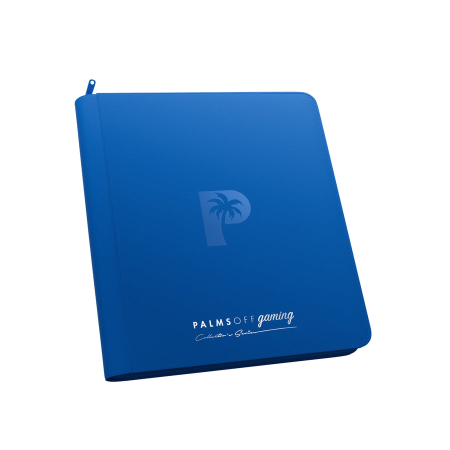 Collector's Series 12 Pocket Zip Binder - Blue