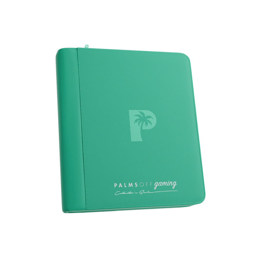 Collector's Series Top Loader Zip Binder - 4 Pocket - Turquoise