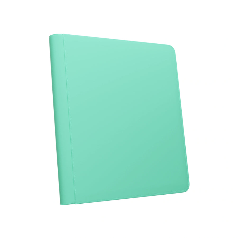 Stealth 12 Pocket Zip Binder - Turquoise