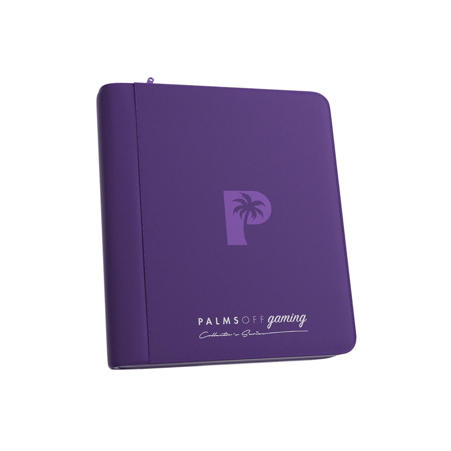 Collector's Series Top Loader Zip Binder - 4 Pocket - Purple
