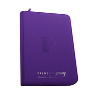 Collector's Series Top Loader Zip Binder - 9 Pocket - Purple