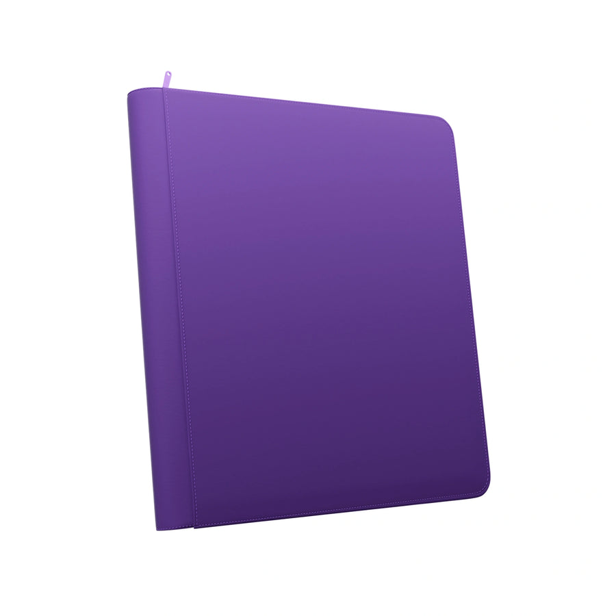 Stealth 12 Pocket Zip Binder - Purple