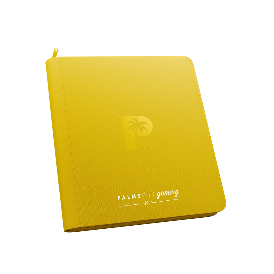 Collector's Series 12 Pocket Zip Binder - Yellow