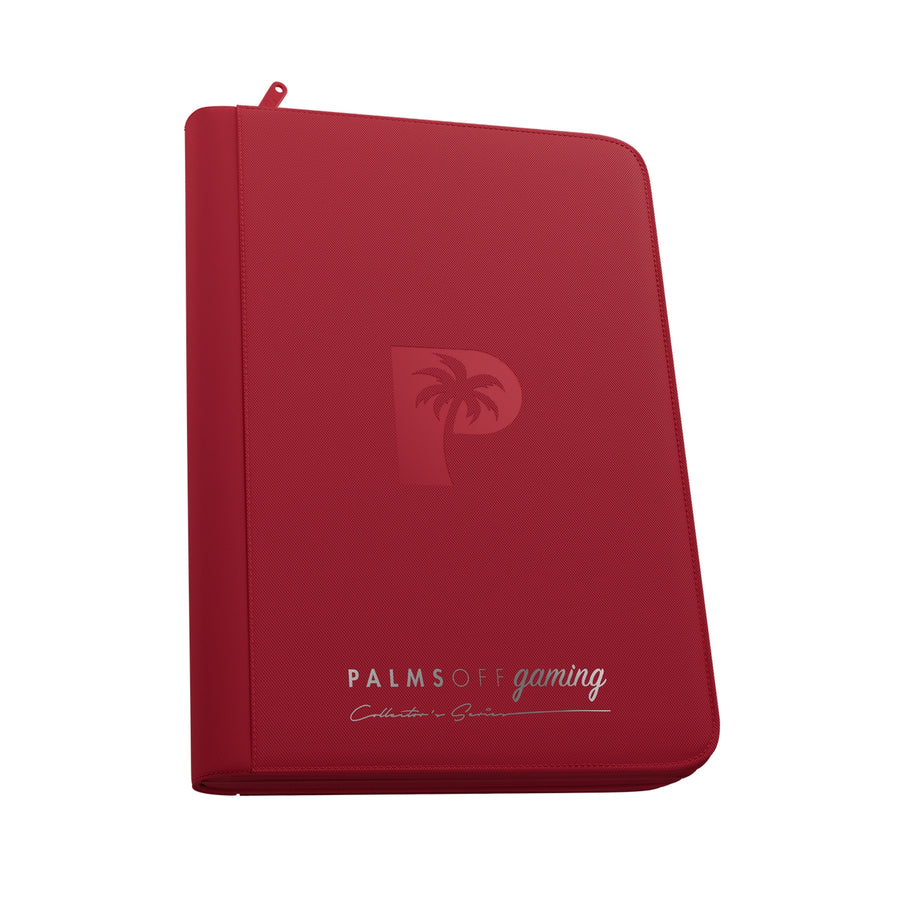 Collector's Series 9 Pocket Zip Binder - Red
