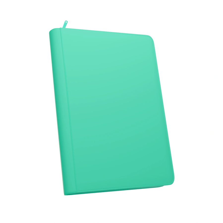 Stealth 9 Pocket Zip Binder - Turquoise