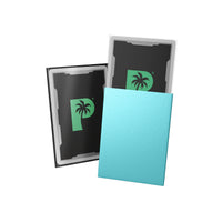 Blackout Deck Sleeves - Standard Size - Turquoise Matte