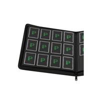 Stealth 12 Pocket Zip Binder - Black