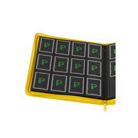 Stealth 12 Pocket Zip Binder - Yellow