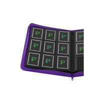 Stealth 9 Pocket Zip Binder - Purple