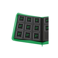 Collector's Series Top Loader Zip Binder - 9 Pocket - Green