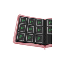 Stealth 9 Pocket Zip Binder - Pink