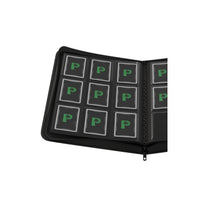 Stealth 9 Pocket Zip Binder - Black