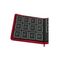 Collector's Series 12 Pocket Zip Binder - Red