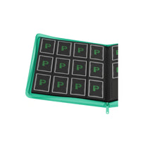 Collector's Series 12 Pocket Zip Binder - Turquoise
