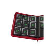 Stealth 9 Pocket Zip Binder - Red