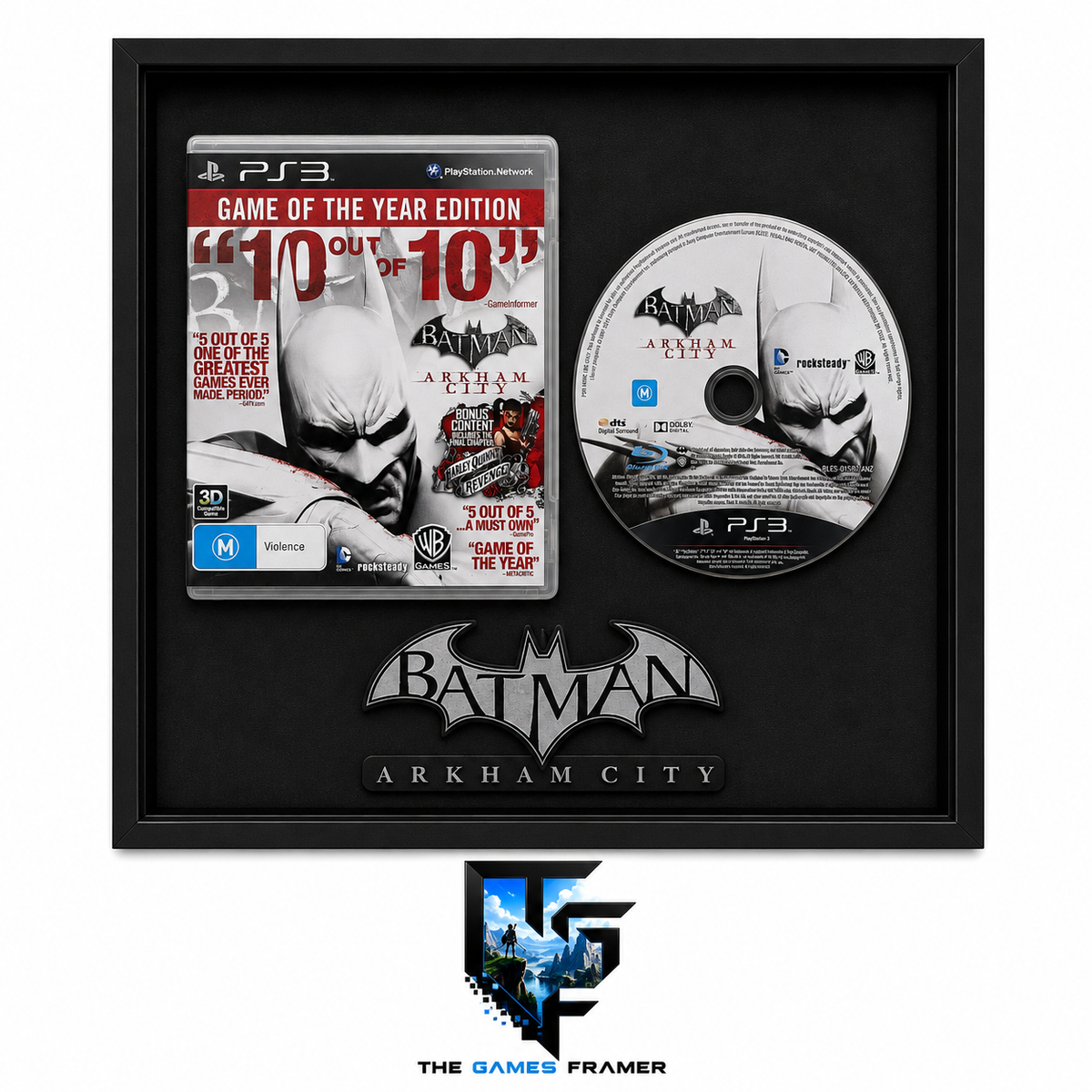 Batman Arkham City Games Framer Boxed Picture Frame